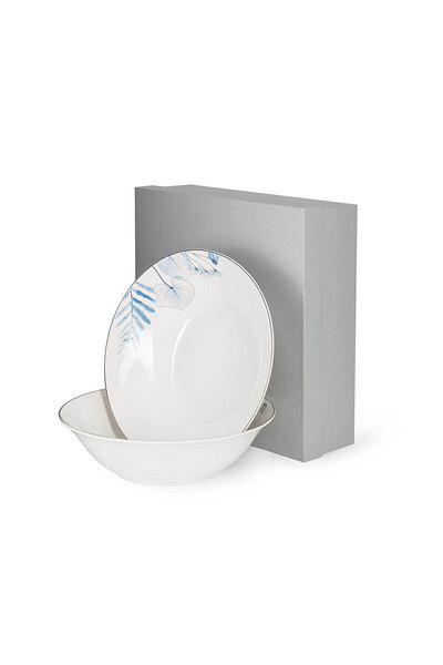 Fissman 2-Piece Salad Bowl Lyon 22cm Porcelain