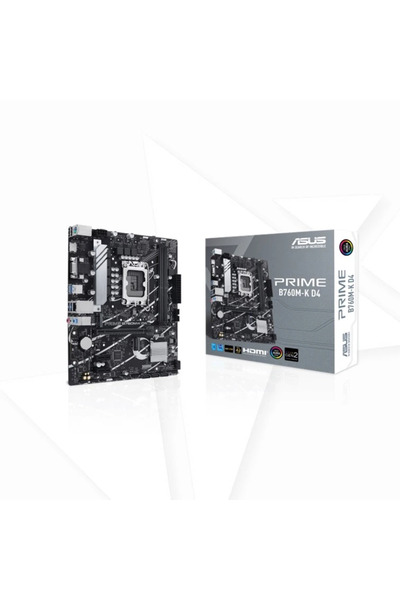 ASUS PRIME B760M-K D4, Intel B760, Socket 1700, mATX