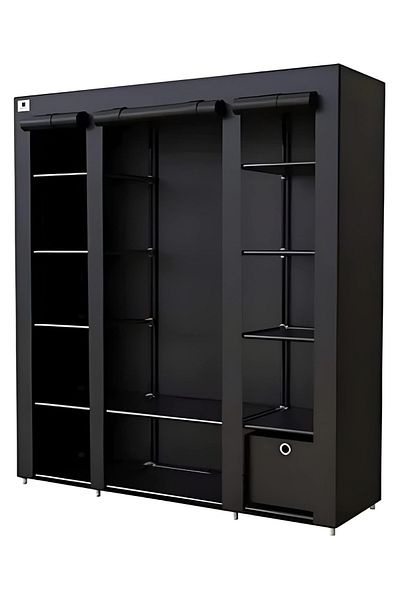 Primo Plus Portable wardrobe for bedroom black