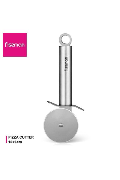 Fissman Premium Pizza Cutter 6cm, Staineless Steel Pizza Cutter with Hanging Hole