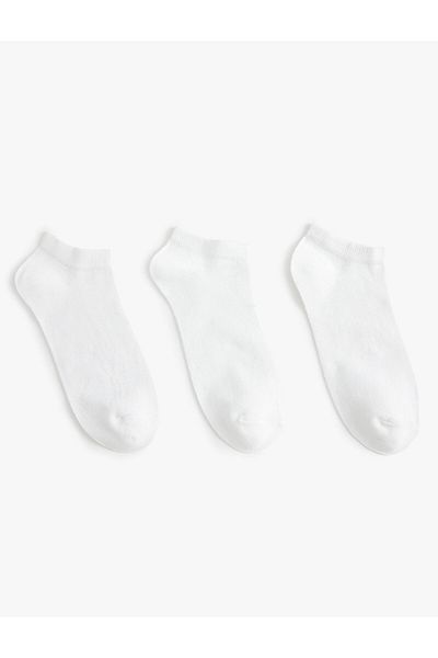 Koton Basic 3-Piece Booties Socks Set