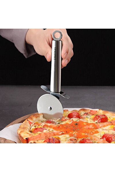 Fissman Premium Pizza Cutter 6cm, Staineless Steel Pizza Cutter with Hanging Hole
