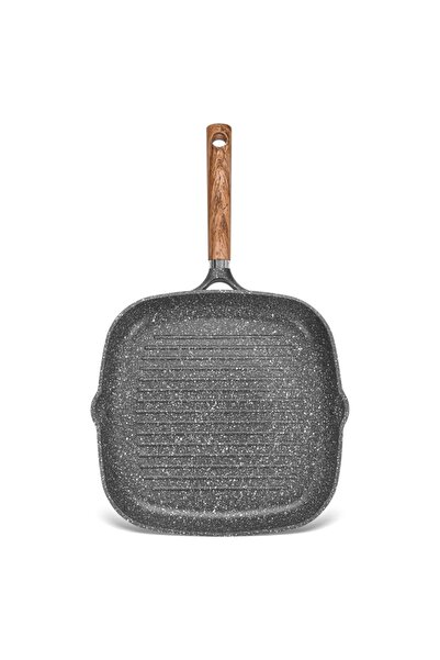 Fissman Square Grill Pan Milano Series With Non Stick Coating Black 28x4.5cm