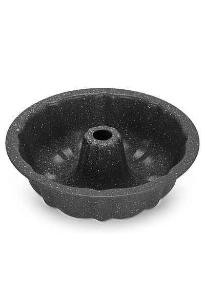 Fissman Bundtform Pan 25cm, Carbon Steel Granite Non Stick 8.0cm Deep Bundtform Pan