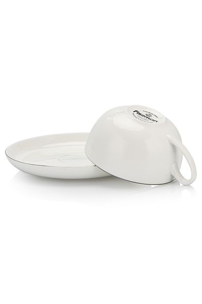 Fissman Porcelain Mug and Saucer 230mL Orfei Series