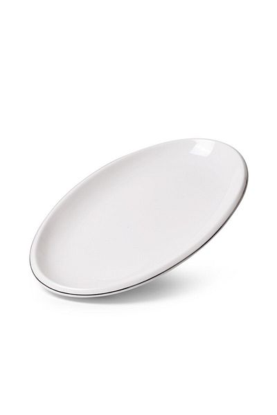 Fissman Oval Plate Aleksa Series 35cm Color White Porcelain