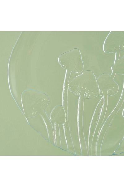 Bella Maison Mushroom Amorphous 4-Piece Glass Plate Natural (28 cm)