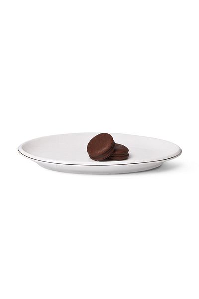 Fissman Oval Plate Aleksa Series 35cm Color White Porcelain