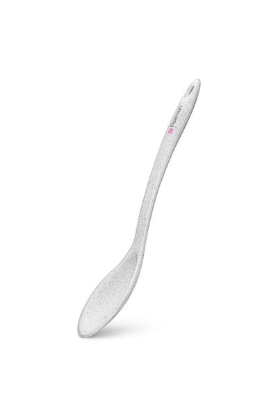 Fissman Serving Spoon White 33.5cm Bianca Series Nylon And Silicone