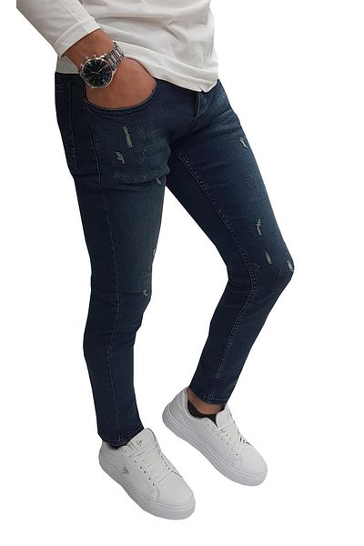 DENİM LONİ Дънки Rocky Denim Slim Fit - Тъмносини, Модел 6647