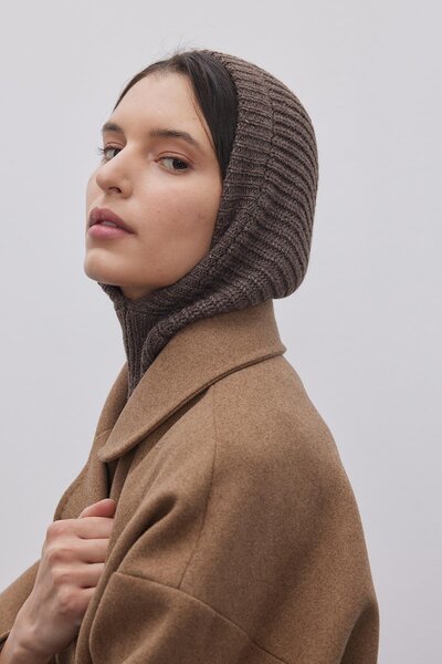 Fahhar Brown Knitted Beanie