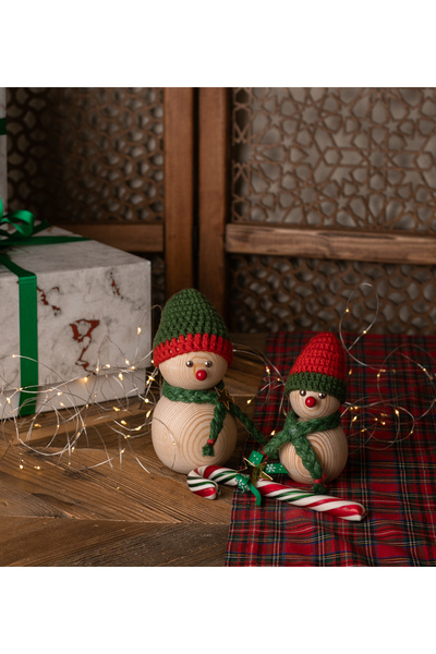 Sakura Candle Co 2'li Torna Kardan Adam ve Baston Şeker Tasarım