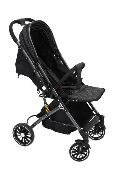 BabyCara Ultra Lightweight Baby Stroller Grey Frame Compact Folding For Travel Cabin