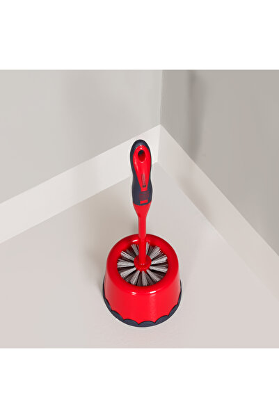 ROYALFORD RF8835 One Click Series Toilet Brush with Holder - Easy Storage with Comfortable Handle