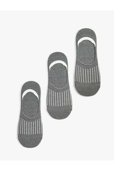 Koton Ballerina Socks Set 3-Piece Textured