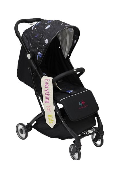 BabyCara Ultra Lightweight Compact Folding Travel Cabin Stroller For Baby 5-Point Safety Harness