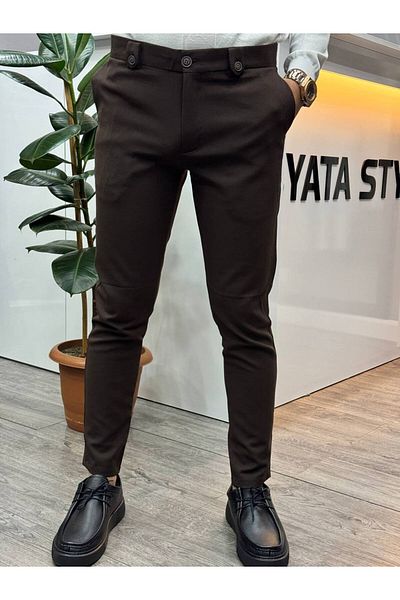 BYATA MENS STYLE MEN'S SLIM CUT FABRIC PANT