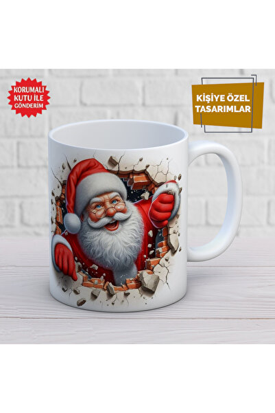 Home YILBAŞI NOEL BABA 3D ÜÇ BOYUTLU ÖZEL TASARIM KUPA BARDAK A-KALİTE KUPA B...