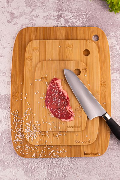 Bambum Tedi 3-Piece Cutting Board