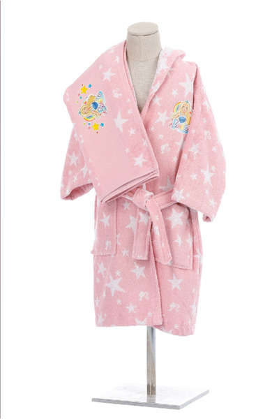 Özdilek Özdilek Barbie Star Lisanslı Çocuk Bornoz Seti