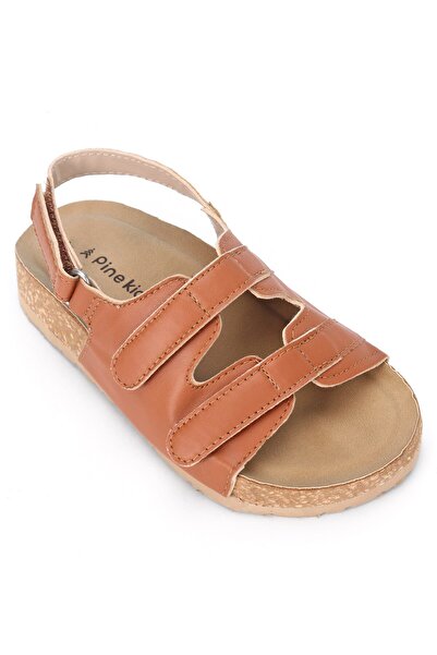Pine kids Sandals With Velcro Closure - Brown