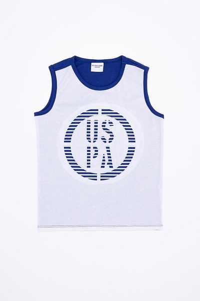 U.S. Polo Assn. ΗΠΑ ΠΟΛΟ. ΑΣΣΝ. Παιδικό Λευκό Μπλουζάκι Αθλητή 50249284