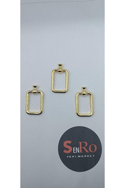 senRo yapı Market Mâner dreptunghiular galben cu o singură gaură pentru mobilier dulap dulap (PRETUL PENTRU BUC.)
