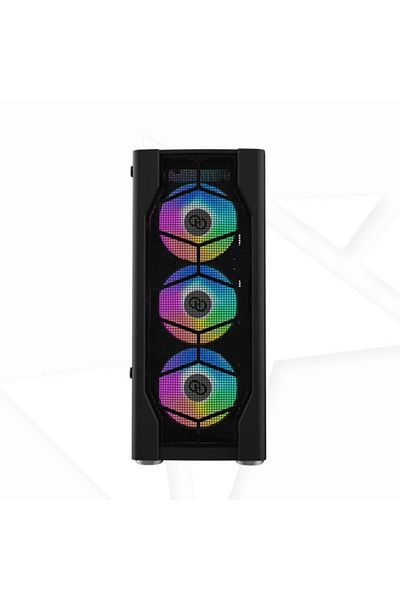 HighEnd High End PRESUS ATX 4 ARGB Fan Case Black