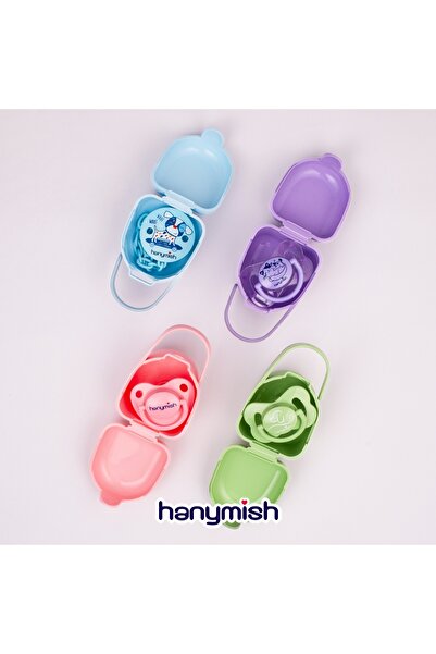 Hanymish Pacifier Storage Container with Handle and Locking System