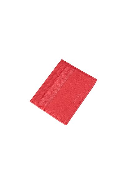 Desa Silas Red Women's Leather Card Holder