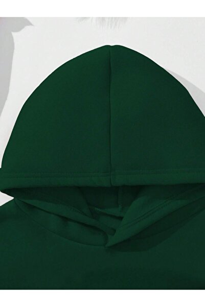 EVIus Σετ φόρμας με κουκούλα 100% βαμβακερή ολόσωμη χειμερινή φόρμα