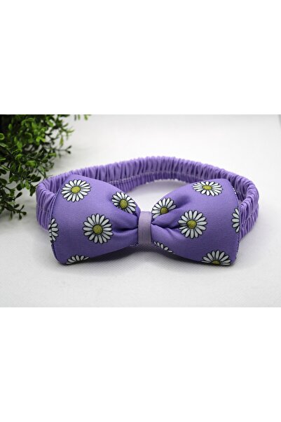 Tezcan Aksesuar Bandă de păr model cu fundă cu model margaretă