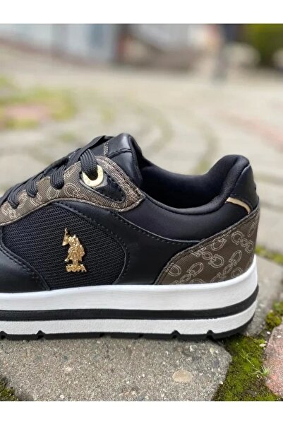 U.S. Polo Assn. U.s.polo Assn. Shery Kadın Ayakkabı - Siyah Yürüyüş Ayakkabısı