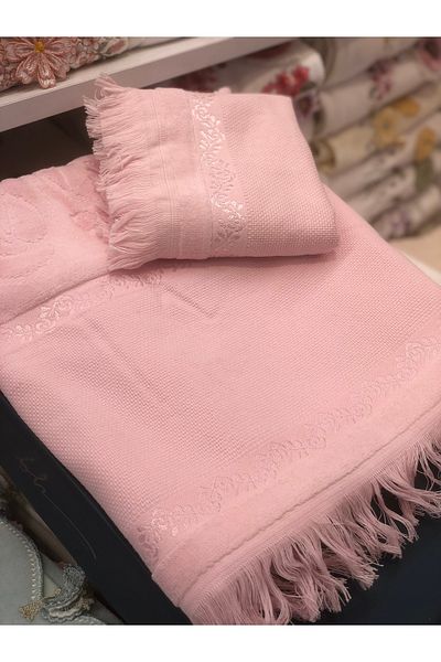Fiesta Σετ πετσετών Candy Pink Soft Etamin Mother-Daughter