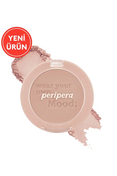 PERIPERA Peripera Pure Blushed Sunshine Cheek - Pastel Tones, Sebum Balancing Powder Blusher (16 Acorn Beige)