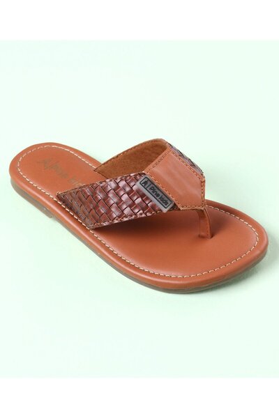 Pine kids Party Wear Sandals - Brown