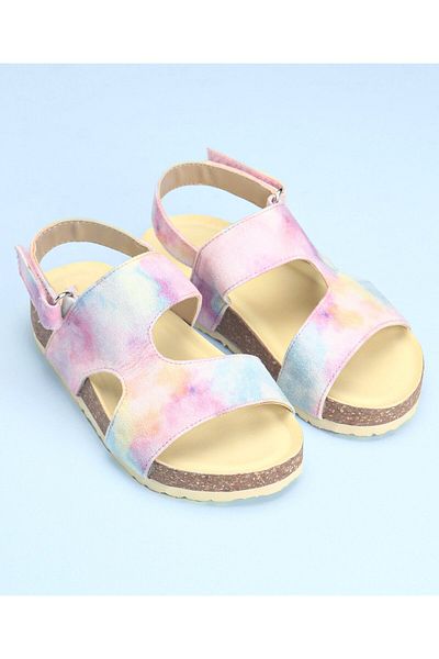 Pine kids Velcro Closure Sandal Tie Dye Effect - Multicolour