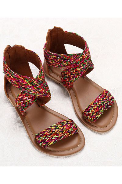 Pine kids أحذية عرقية - متعددة الألوان