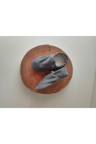 Kilizman Tasarım My-Booties Gray Velvet Booties