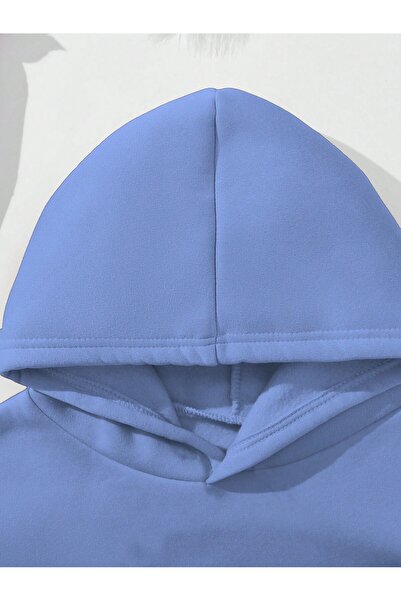 EVIus Σετ φόρμας με κουκούλα 100% βαμβακερή ολόσωμη χειμερινή φόρμα