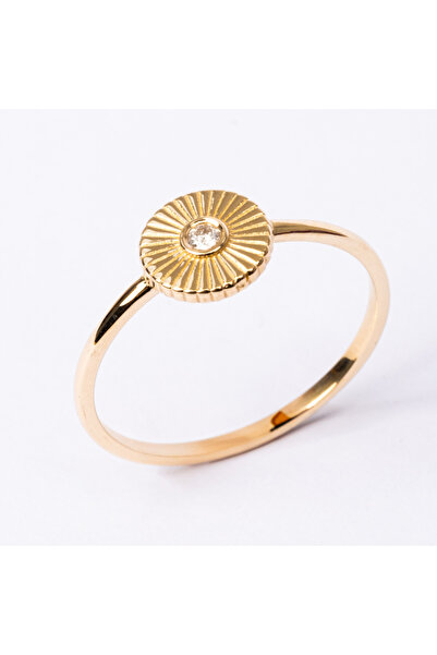 FasekGold Güneş Işıltı Yüzük 0.10 Karat Signity Taşlı Pırlanta Montörü 925 Ayar Gümüş Yüzük