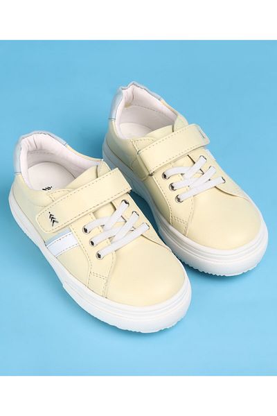 Pine kids Velcro Closure Casual Shoes - Yellow