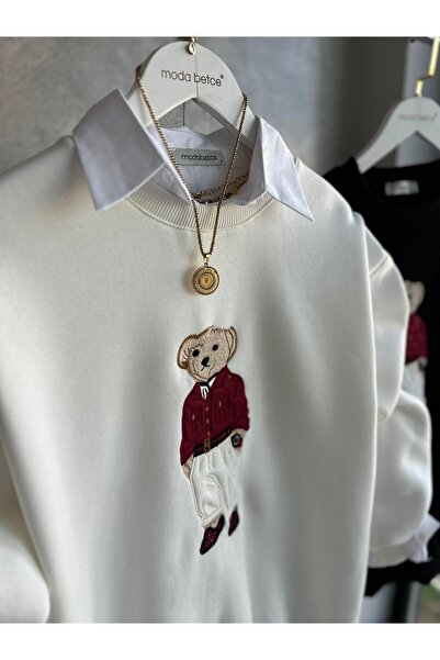 modabetce ЖІНОЧИЙ СВІТШОТ З ВИШИВКОЮ ВЕДМЕДЯ