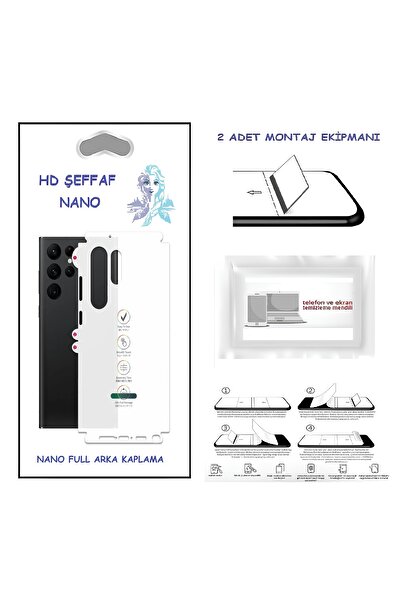 tkgz HONOR MAGİC V3 - Nano Full Arka Kaplama Ultra İNCE Esnek Hd Şeffaf