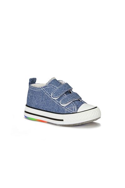 Vicco Pino Lighted Unisex Children's Denim Sneakers
