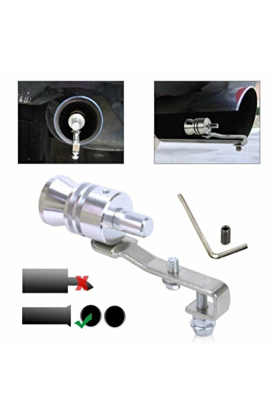 Tiger Marketing Egzoz Ucu Aparatı Islık Sesli Büyük