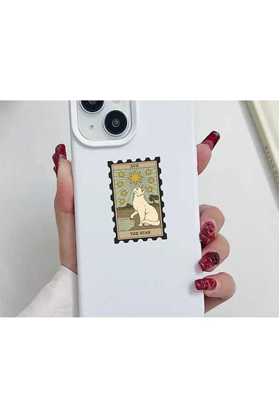 fırsatlar diyarı Star Tarot Card - Αυτοκόλλητο με τυπωμένο αυτοκόλλητο UV DTF (ΕΚΤΥΠΩΜΕΝΗ ΜΕΤΑΦΟΡΑ ΒΑΦΗΣ)