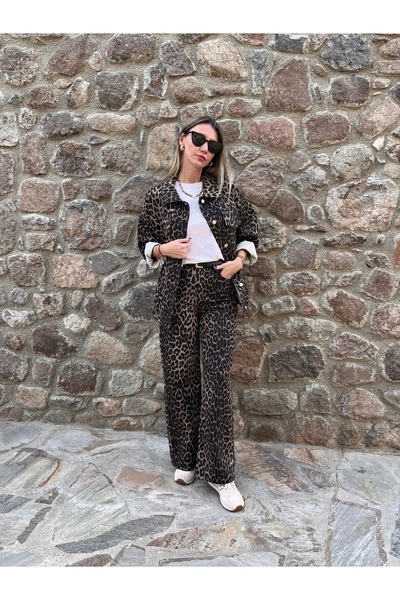 Flow Jean Leopar Palazzo Pantolon