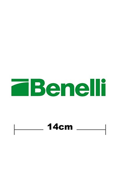 pınaxar Benelli Logo Text Sticker A+ Quality Label Single Color
