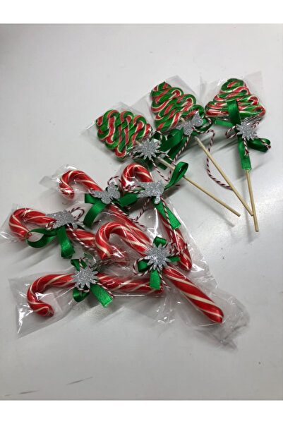 Tadiyus YILBAŞI PAKETİ ( 5 adet Baston Şeker / 5 adet Çam Ağacı Şeker )